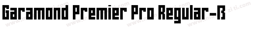 Garamond Premier Pro Regular字体转换